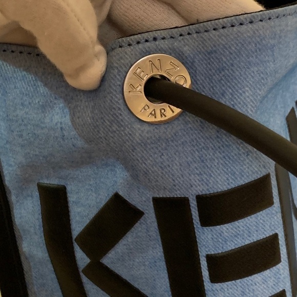 Kenzo Blue and Black Shoulder Bag - Picture 3 of 16